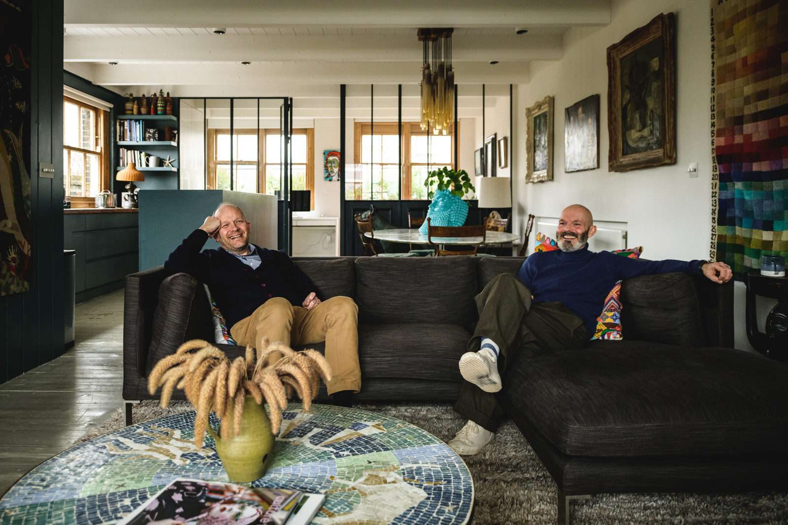 Open House: Paul Chaplin and Stephen Sprake’s antique-filled home sits above the rooftops of Clerkenwell