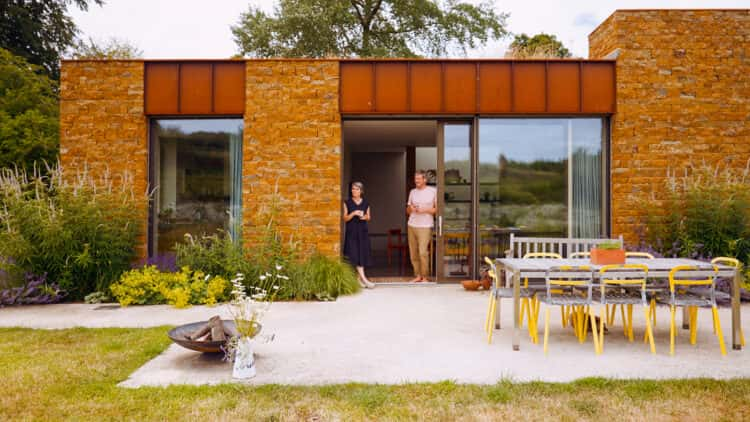 How architectural designer Charlie Luxton built a hidden home into a hillside in Oxfordshire