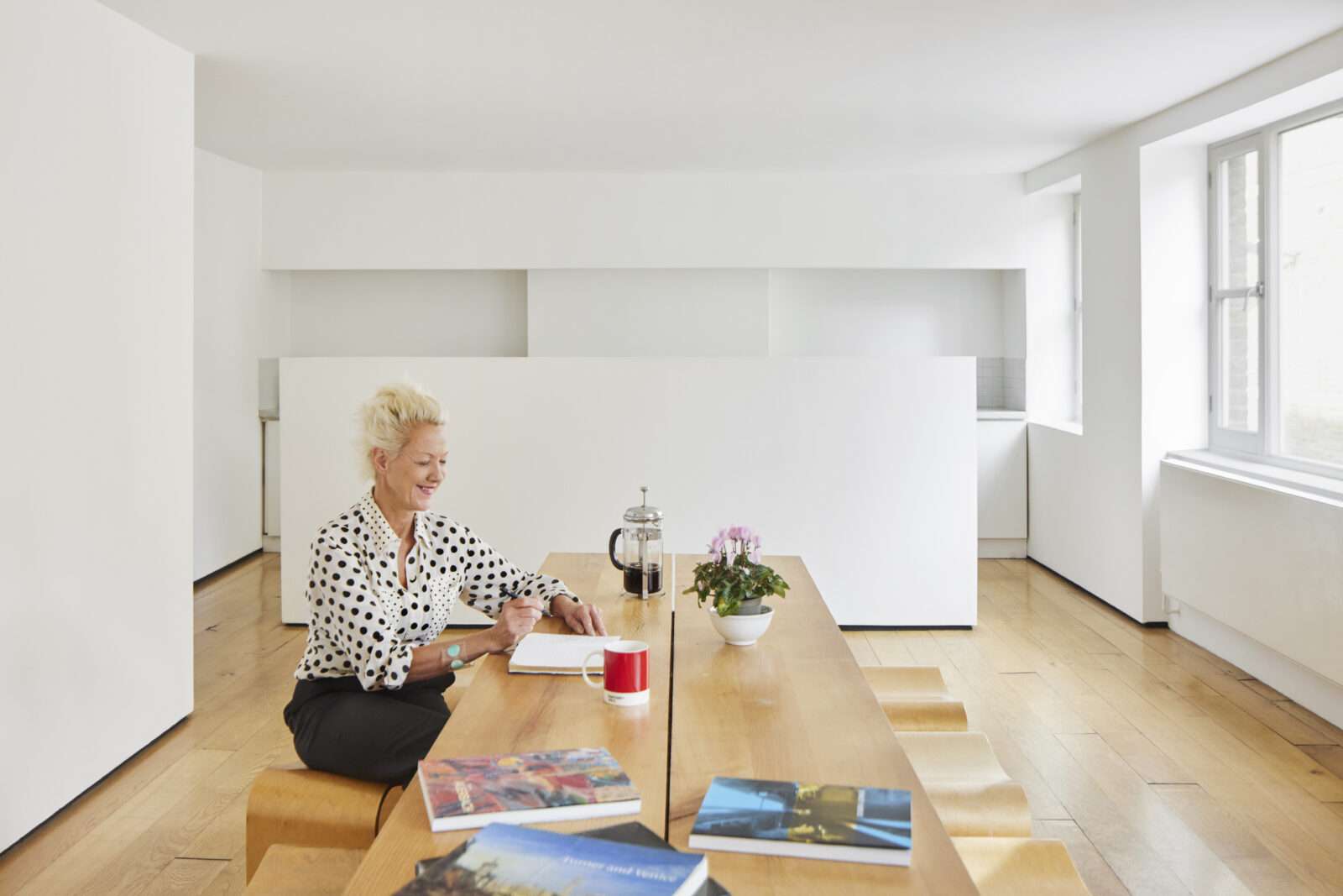 Artist Kitty North on minimalist living at her John Pawson-designed warehouse conversion in Bermondsey, south-east London