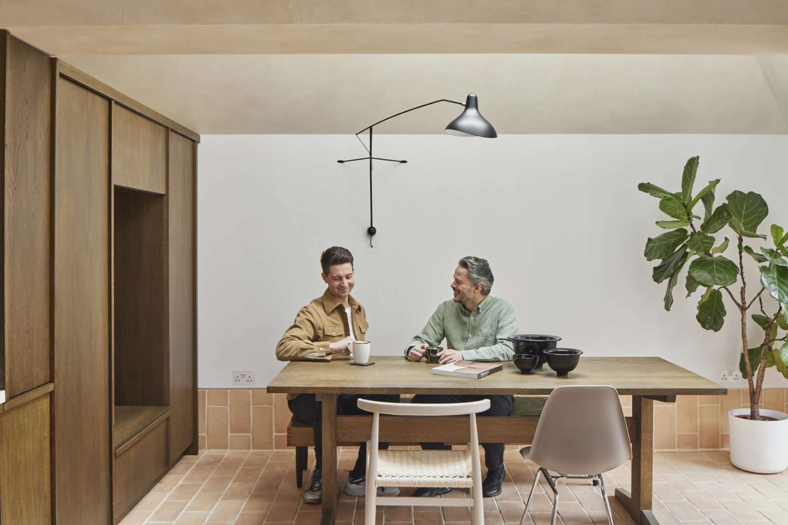 Billy and Tom Boland on their first renovation project, an exercise in maximising light and space