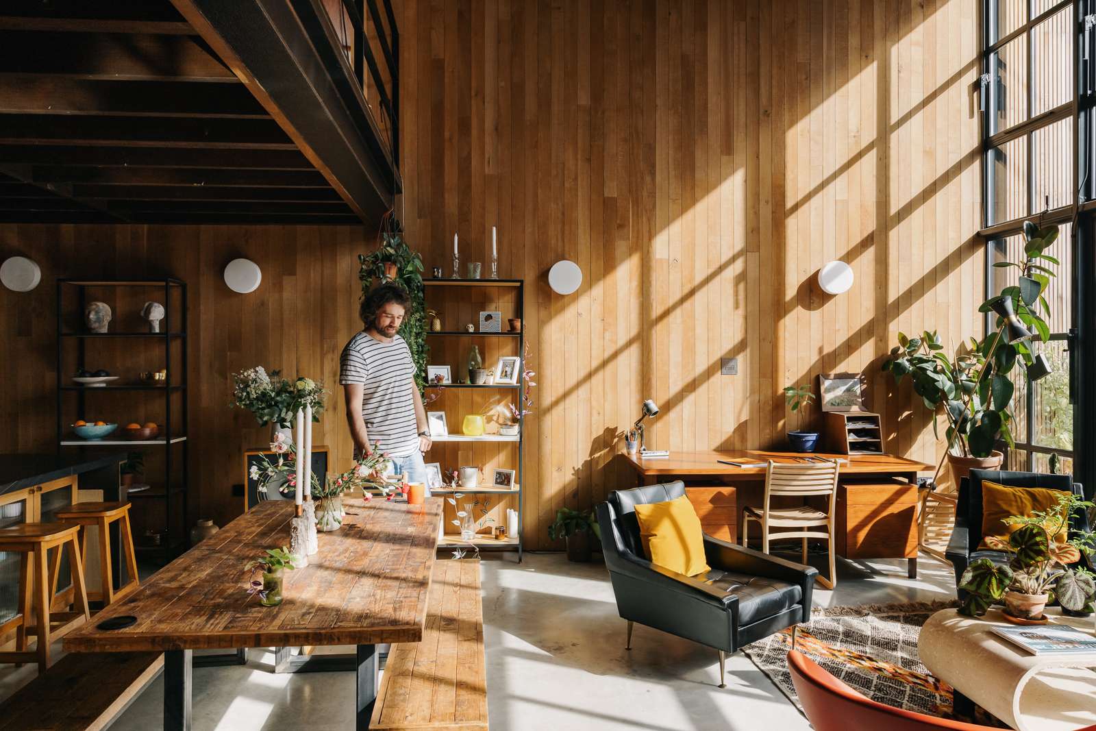 Designer Mark Griffiths reflects on building a light-filled living space on top of his workshop in Leyton, east London