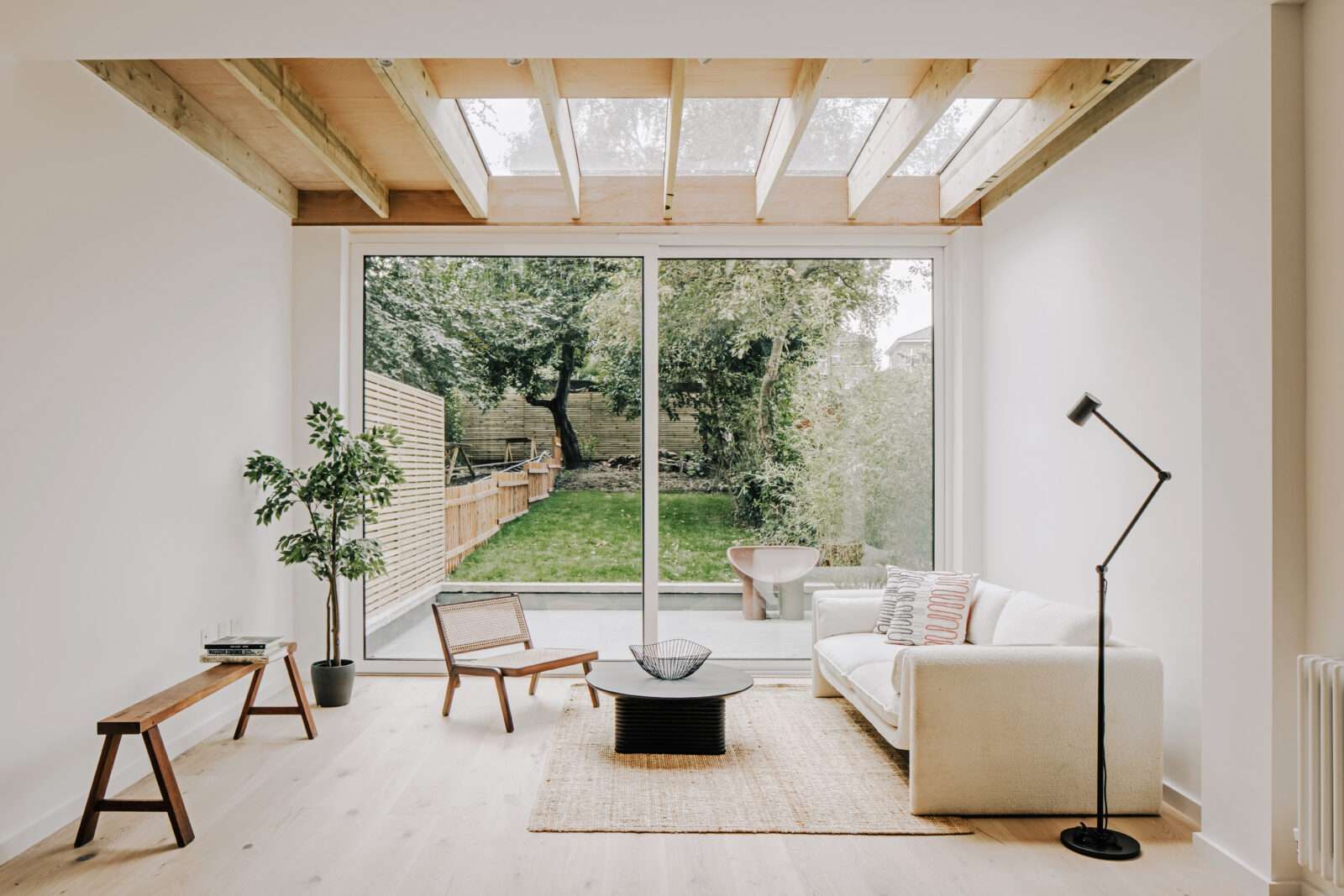 The glorious natural light and neutral tones of a home in Finsbury Park, north London