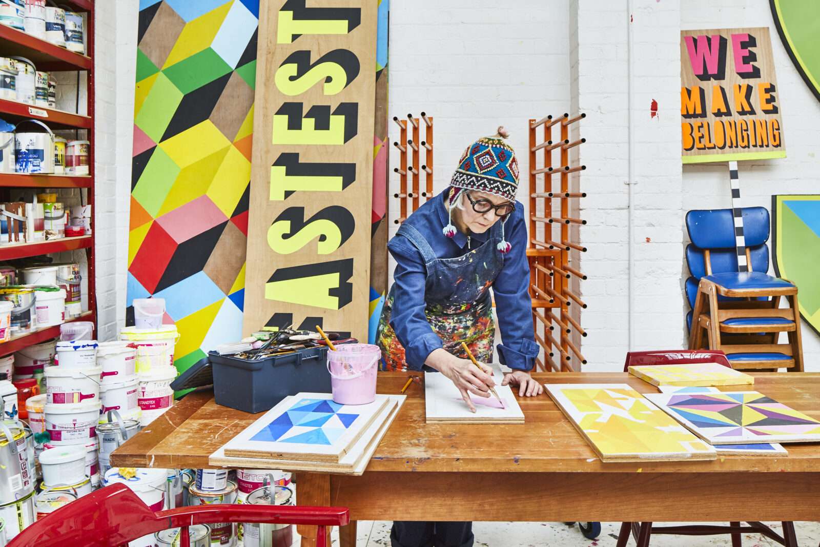 Open House: designer and artist Morag Myerscough on 15 years at her cheerful live-work home in a former pub in Hoxton