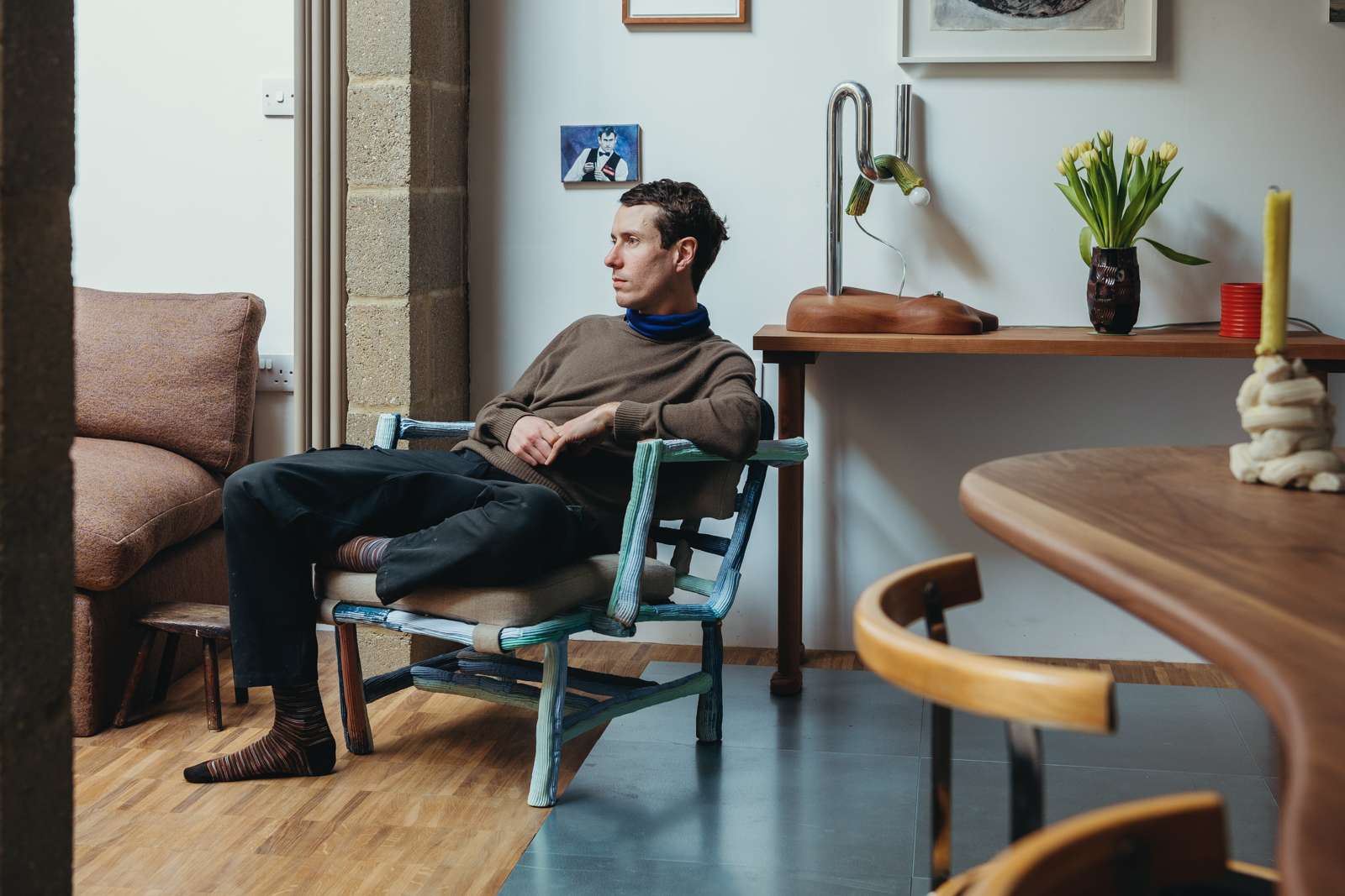 Designer James Shaw’s self-built sunken house in east London