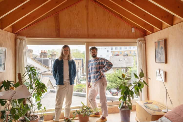 How two lifelong friends built a space-savvy home to share on an awkward site in Homerton