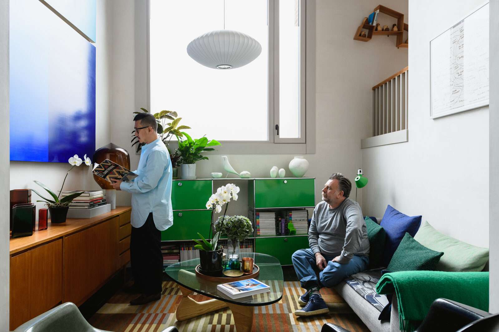 My Modern House: fashion designer Eudon Choi and design PR Neil Byrne on vertical living and combining aesthetics at a new-build flat in Shoreditch