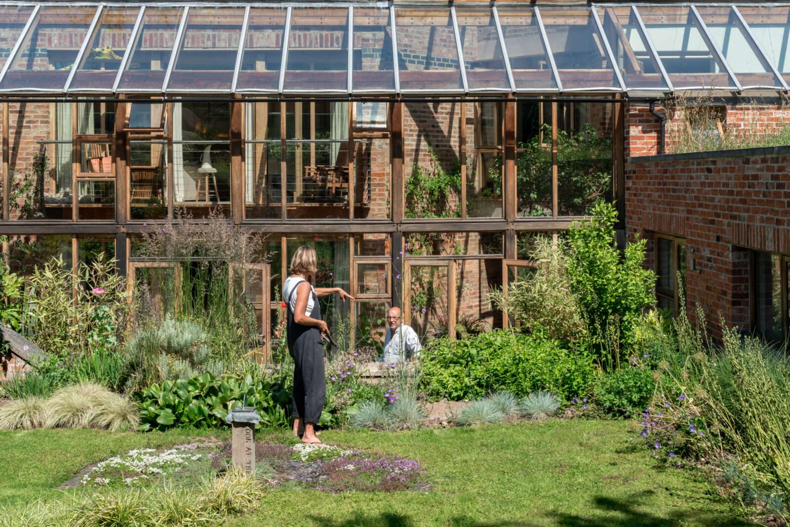 Landscape designer and architect duo Anna and Allan Joyce share their dynamic family home sequestered in a Georgian walled garden