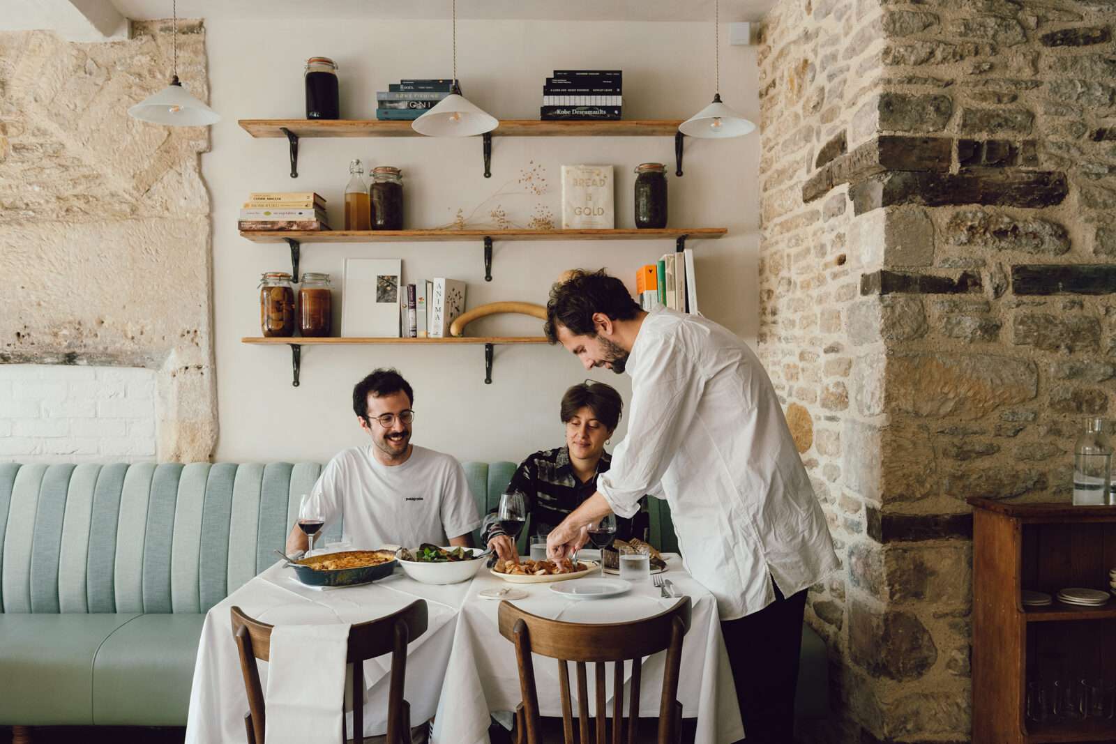 The Modern Menu: chef Merlin Labron-Johnson cooks hay baked chicken and vegetable gratin at Osip in Bruton, Somerset