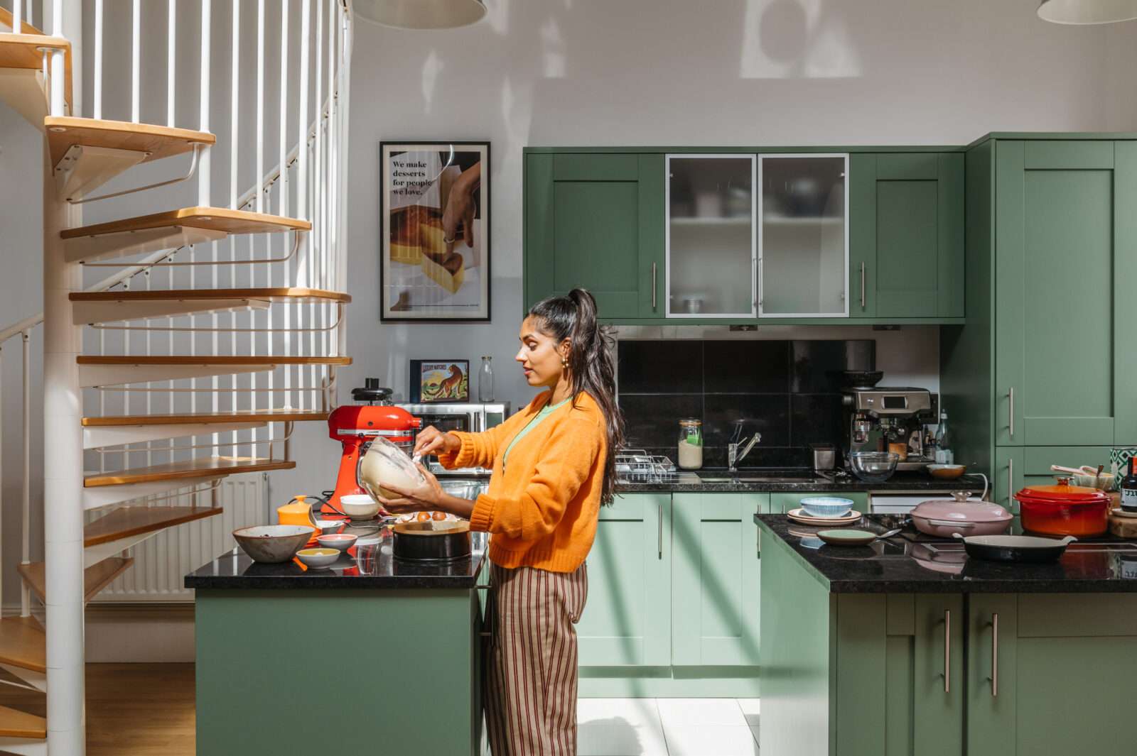 How Ravneet Gill refined her sweet tooth, plus a recipe for cherry and ricotta cake