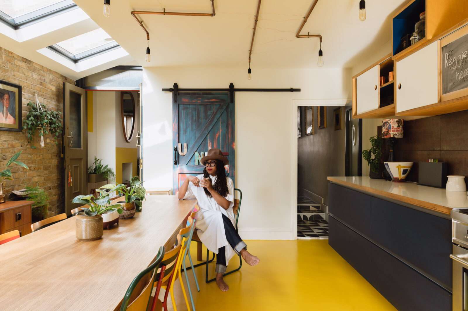 Diversity consultant Natasha Landers on the trend-defying interiors of her self-renovated home in Walthamstow, east London