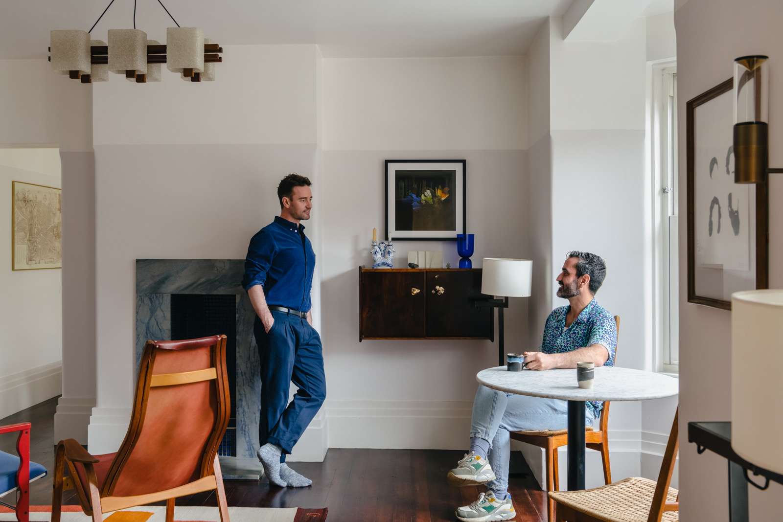 How David Roy and Angel Perez carve out space for playtime and parties in their flexible Hackney home