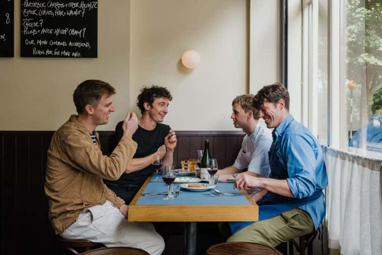 The meeting of four minds at Cadet in Newington Green, north London