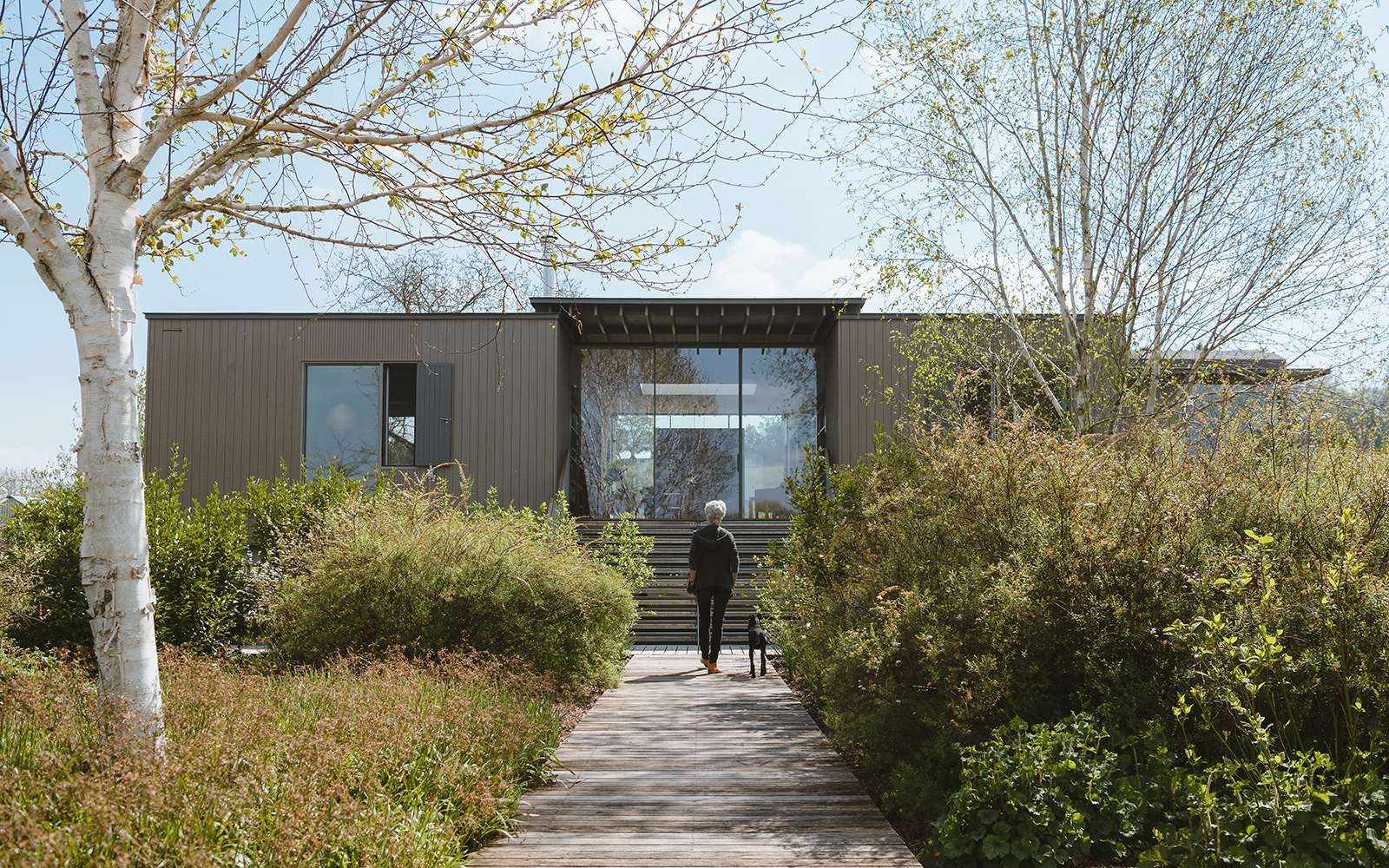 Elizabeth Rose, a former dancer, gives us a tour of her flood-resilient stilt house that sits above the banks of the River Thames