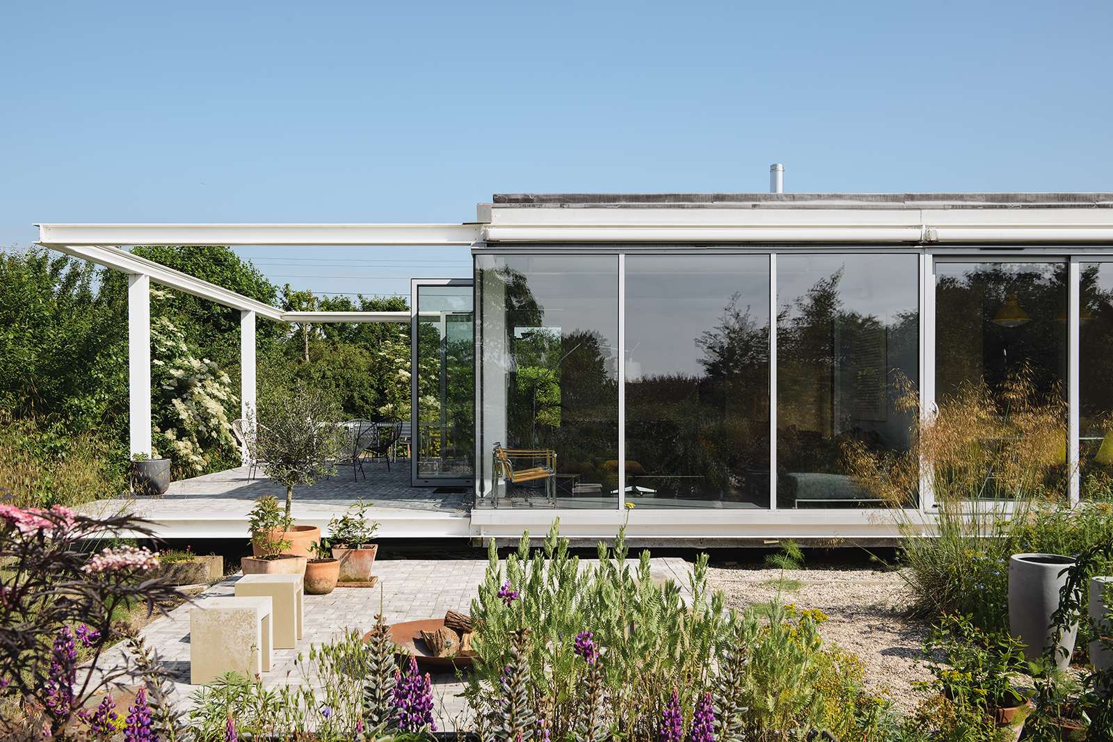 Architect Jonathan Ellis-Miller on the modernist buildings that inspired his home in the Cambridgeshire countryside – a project 30 years in the making