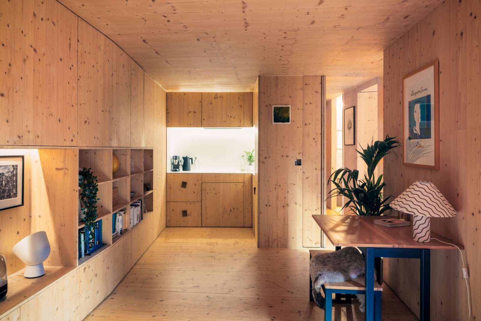 The wonders of wood at a contemporary apartment in Stoke Newington, north London